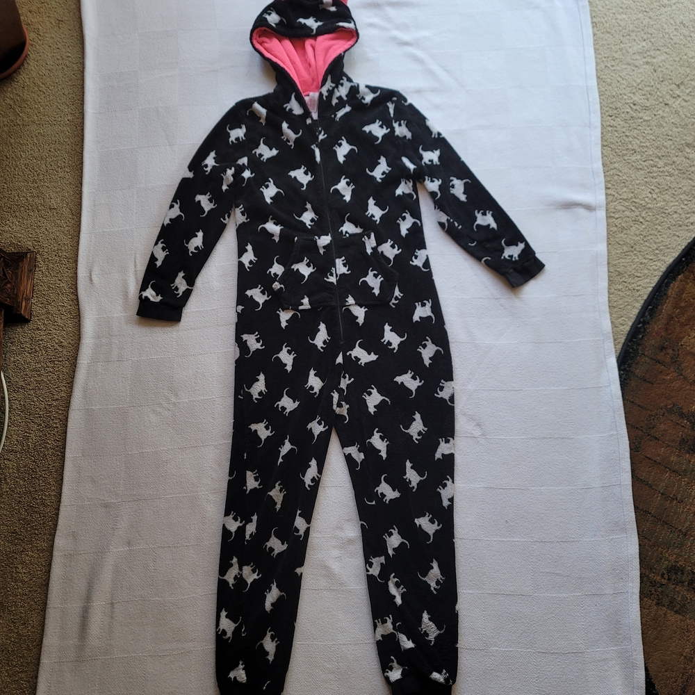 Forever 21 Black and Pink Unicorn Kids Onesie